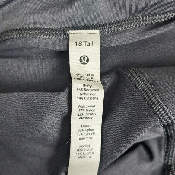 LULULEMON SPORT skirt with short inside size 18 Tall plus size LIKE NEW - Picture 12 of 15